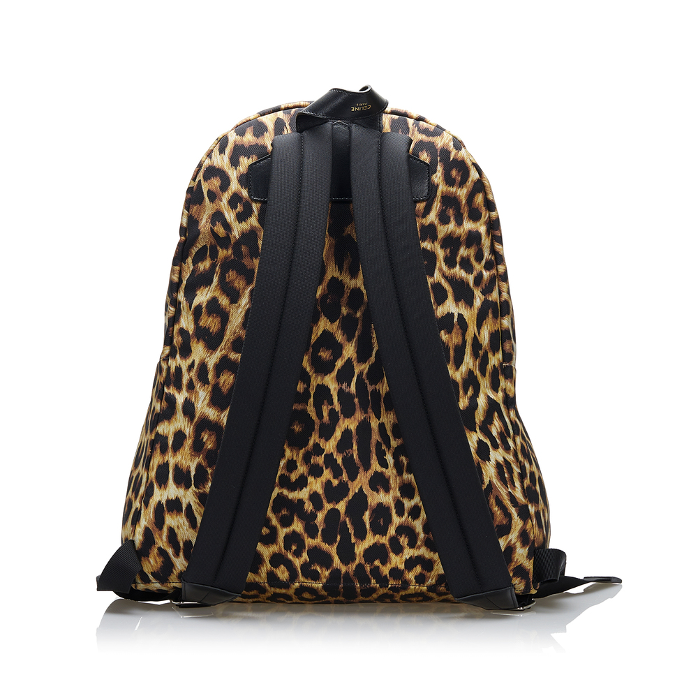 CELINE Leopard Print Backpack - Picture 5 of 10